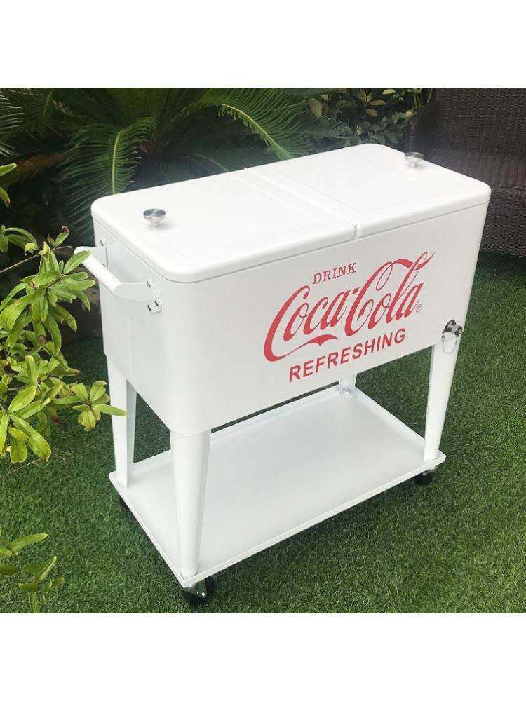 冷饮冷藏箱野营冰桶冰保温桶商用放冰块的保温箱可口可乐推车户外