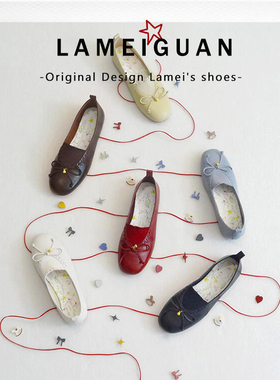 甜美蝴蝶结松紧带芭蕾舞鞋女2026春季新款法式平底圆头一脚蹬单鞋