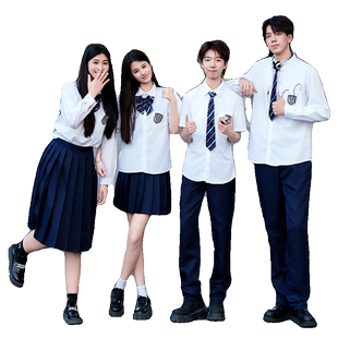 大合唱团诗朗诵演出服成人高初中学生运动会毕业照班服学院风套装