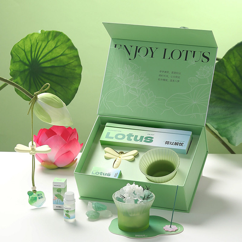 荷以解忧香薰扩香石精油水晶石生日教师节毕业礼物香薰礼盒高级感,家居饰品,香薰礼盒,淘宝优惠券,粉丝福利购,淘宝优惠卷