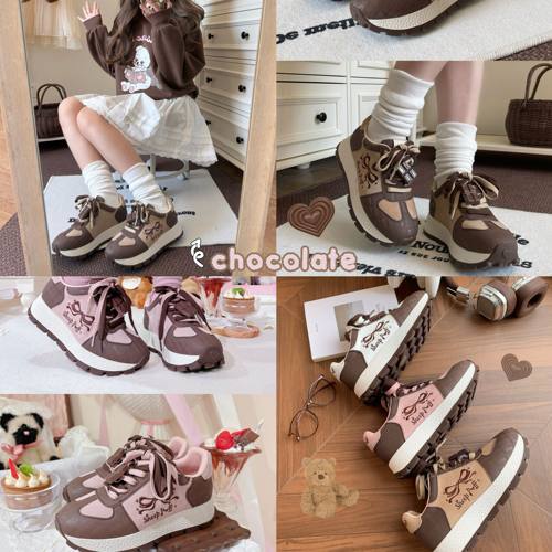 【定金】板巧跑跑lo跑绵羊运动原创少女运动鞋