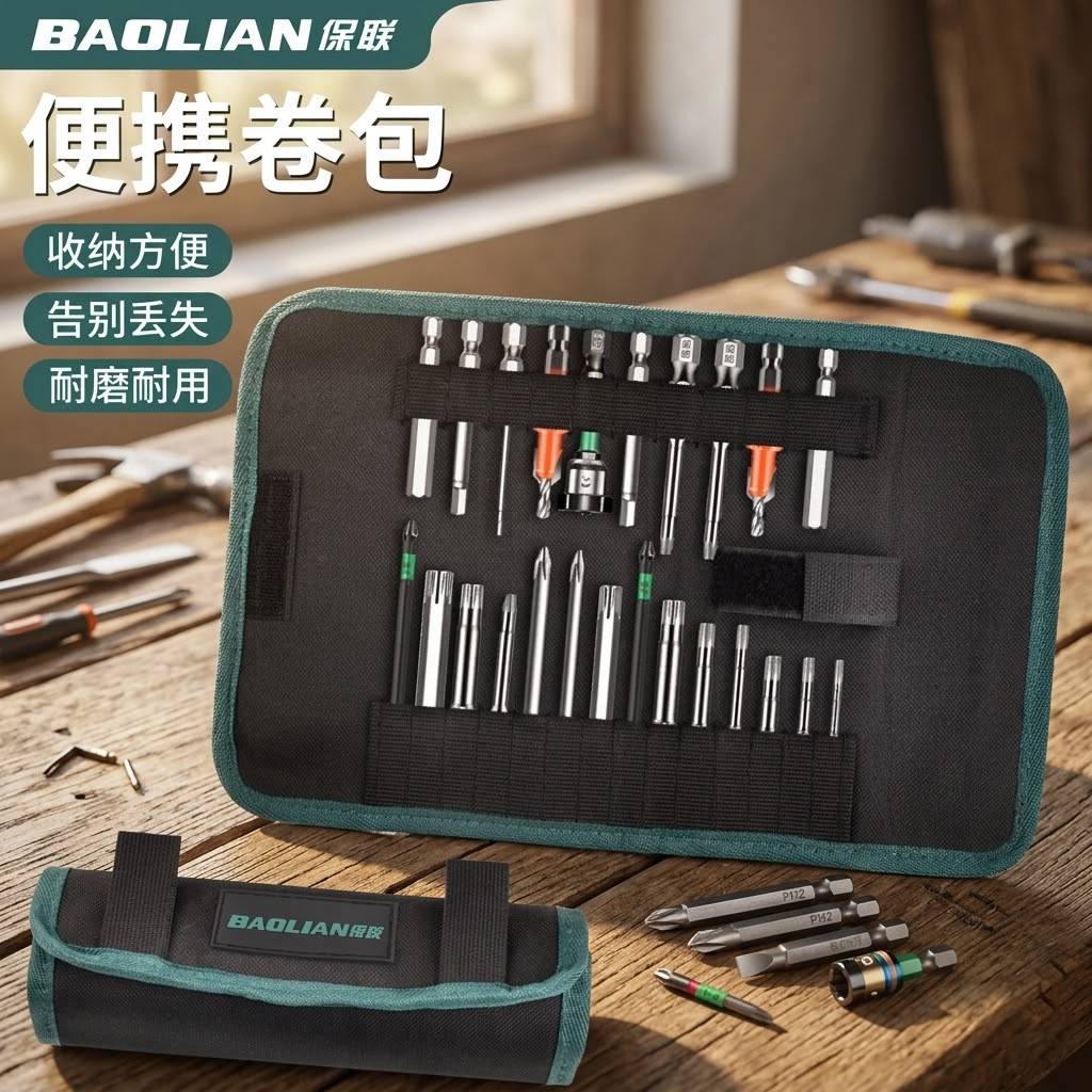 卷筒工具袋电工批头便携腰包耐磨