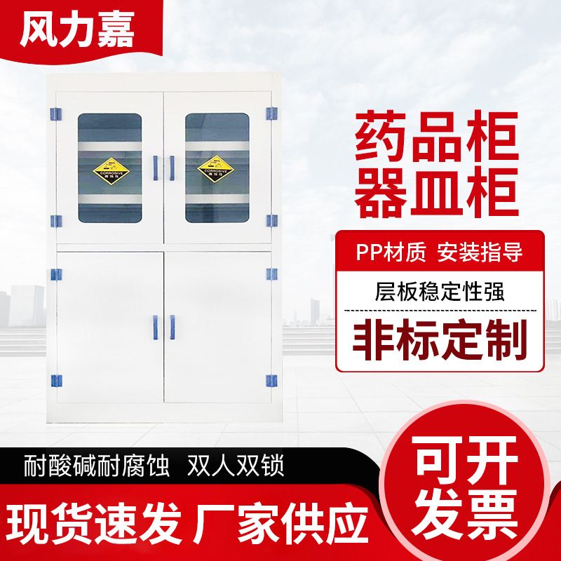 学校实验室PP药品柜器皿柜化学品安全柜资料收纳文件档案柜