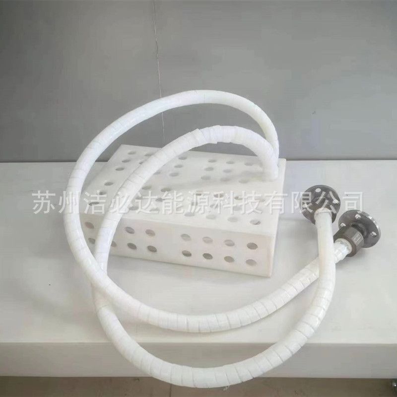四氟换热器PTFE蒸汽加热盘管式氟换热器挂式防腐蚀PFA换热器厂家
