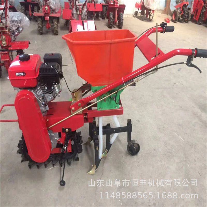 小红牛链轨式多功能微耕机独轮柴油机犁农用耕地机旋耕机