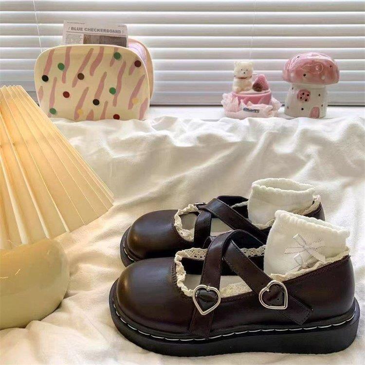 圆头日系jk玛丽珍小皮鞋女2025秋季新款法式配裙子软妹lolita单鞋