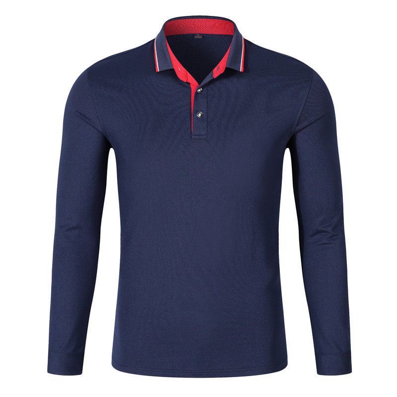 长袖polo衫工作服定制t恤diy衣服工衣工装秋季秋冬文化衫订做刺绣