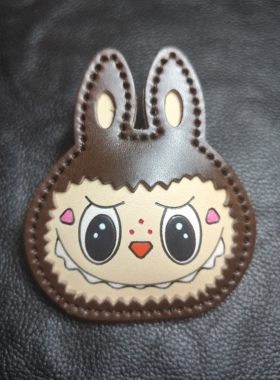 手工皮具挂件真皮包挂件高级感拉布布包宠