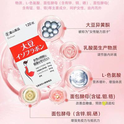 日富本药品大豆异黄酮雌ATY激素调理更年期营养素卵巢康山卵巢健