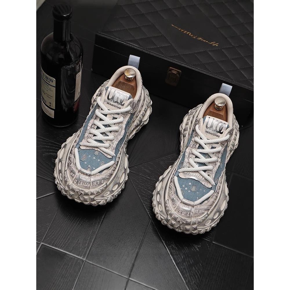 气质从不缺席~CKL Backup!新款脏脏潮流老爹鞋男气质小众休闲鞋软