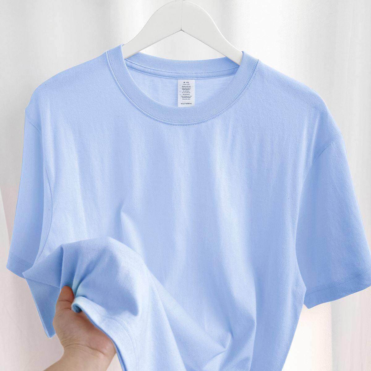 home daily 多巴胺穿搭&克什米尔蓝 220g重磅T恤男女休闲圆领短袖,男装,秀禾服,淘宝优惠券,粉丝福利购,淘宝优惠卷