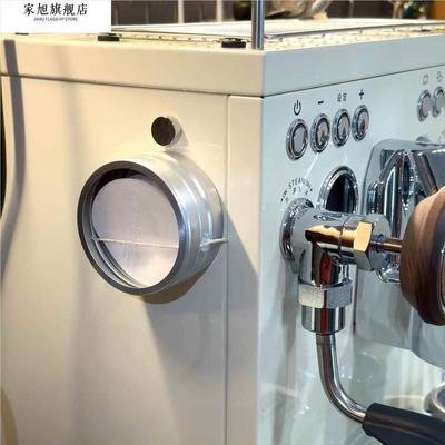咖啡滤纸收纳盒磁吸防尘放过滤纸58mm51圆形器具咖啡机壁挂储存盒