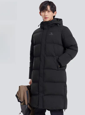 ￼￼Camel/骆驼极寒系列三防保暖中长款过膝羽绒服 M13CAKI009 cz