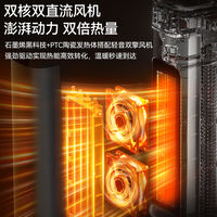 Haier Graphene warm air blower, household heater, electric heater, plasma purification and humidification, new indoor bedroom models thumbnail 6