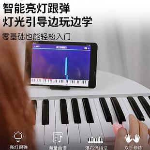 88键初学者练习小型桌面随身专业学生女儿童入门 电钢琴键盘便携式