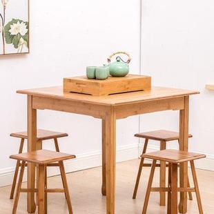 四方桌餐桌茶几正方形吃饭桌子棋牌桌实木小方桌子打牌家用小户型