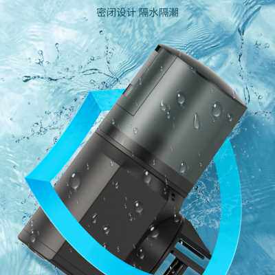 牧龙居鱼缸全自动喂食器数显温度内置充电式智能定时水族箱投食器