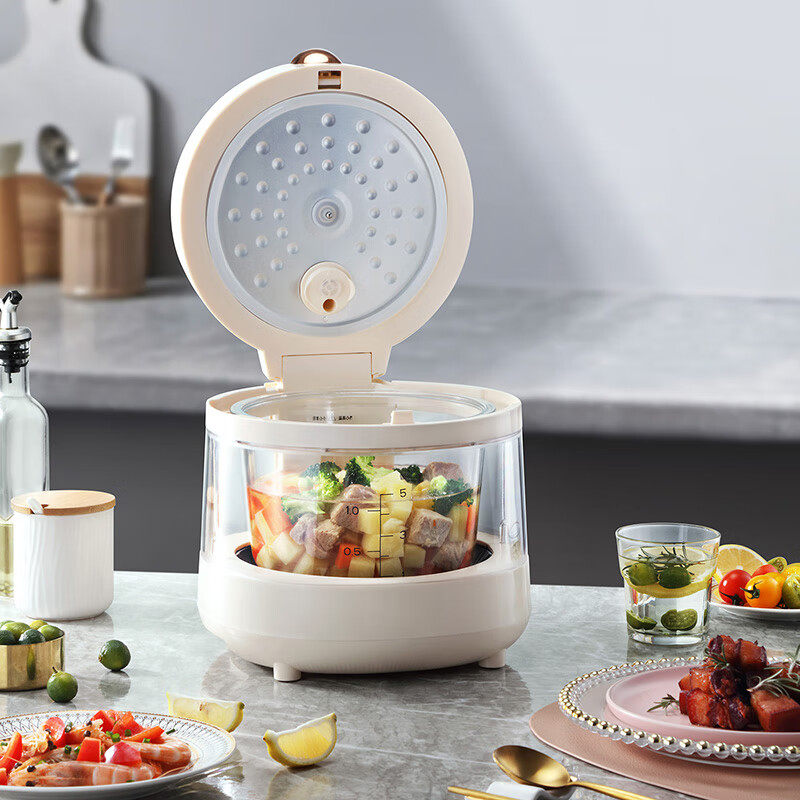 西屋WRC010电饭煲 乳白色 3L保温预约功能触控式多功能1-5人炖鸡,厨房电器,电饭煲,淘宝优惠券,粉丝福利购,淘宝优惠卷