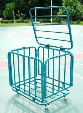球车篮动球推不锈车可移00102动便携式收纳钢车方便移大中小可折