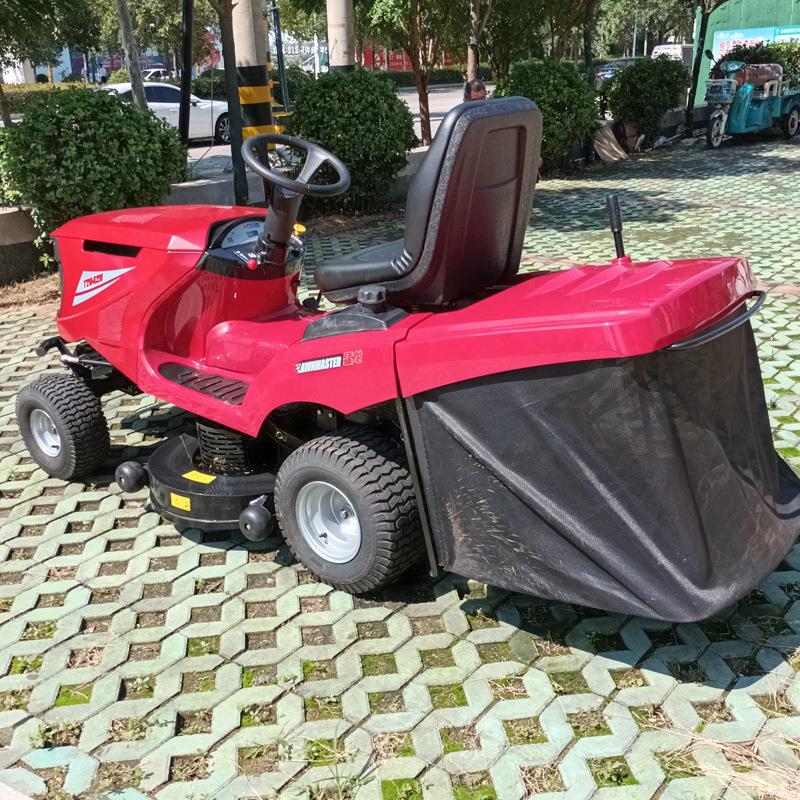 25马力沃得草坪车2542座驾式割草机42寸后排带集草袋草坪机电启动