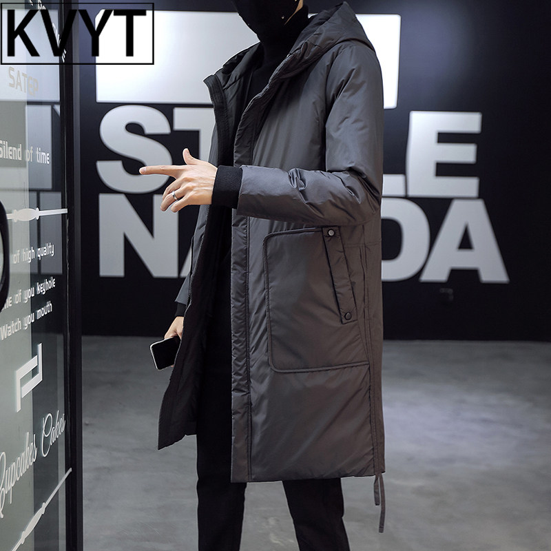 韩系超好看羽绒棉服男2026年冬季新款加厚保暖派克服男款连帽大衣