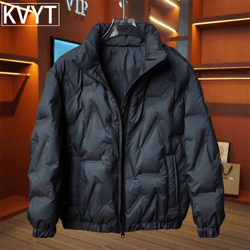 高端男士羽绒棉马甲2025年冬季新款加厚保暖无袖短款棉服男款棉袄