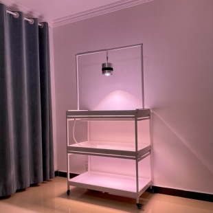 知三月组合款 多肉花架可移动阳台落地多层铁艺简约浸盆接水盘自选