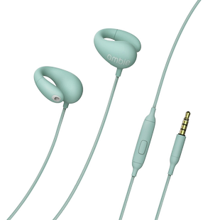 ambie耳夹式有线耳机高颜值适用手机电脑3.5圆孔AM-02