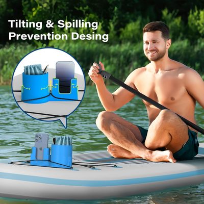 Paddle boat rope for fixing beverage and mobile phone holder