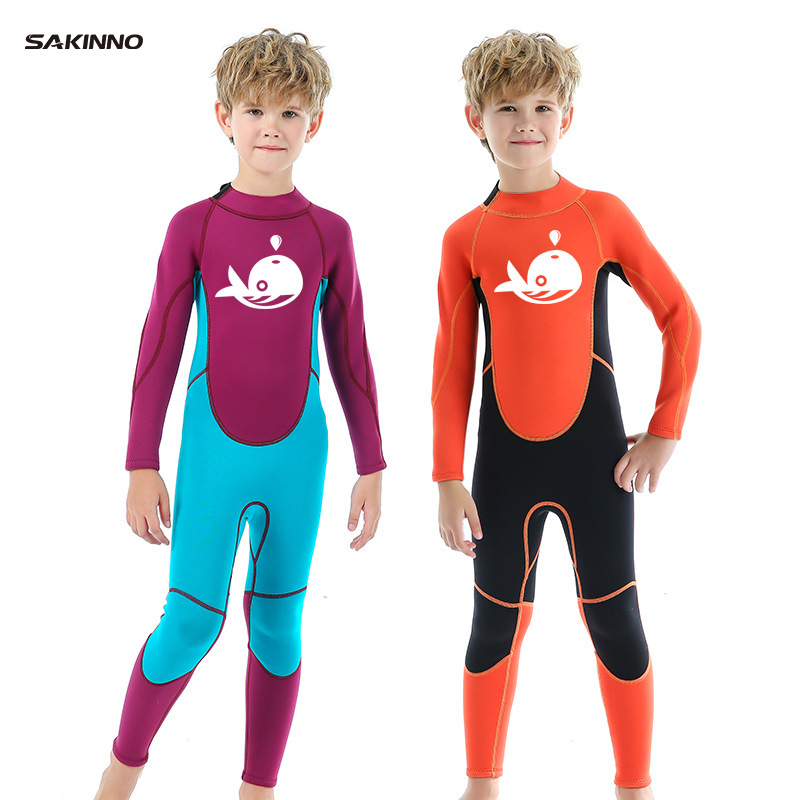 Children's Wetsuit One-piece Lycra Sun Protection Suit For M