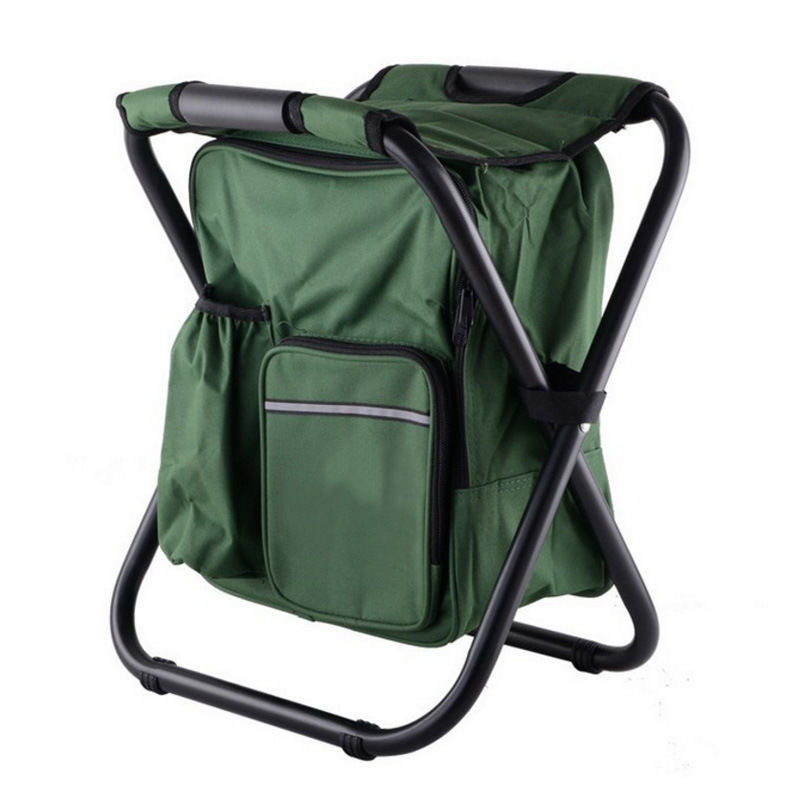 Thermal portable ice pack fishing chair, for outdoor camping