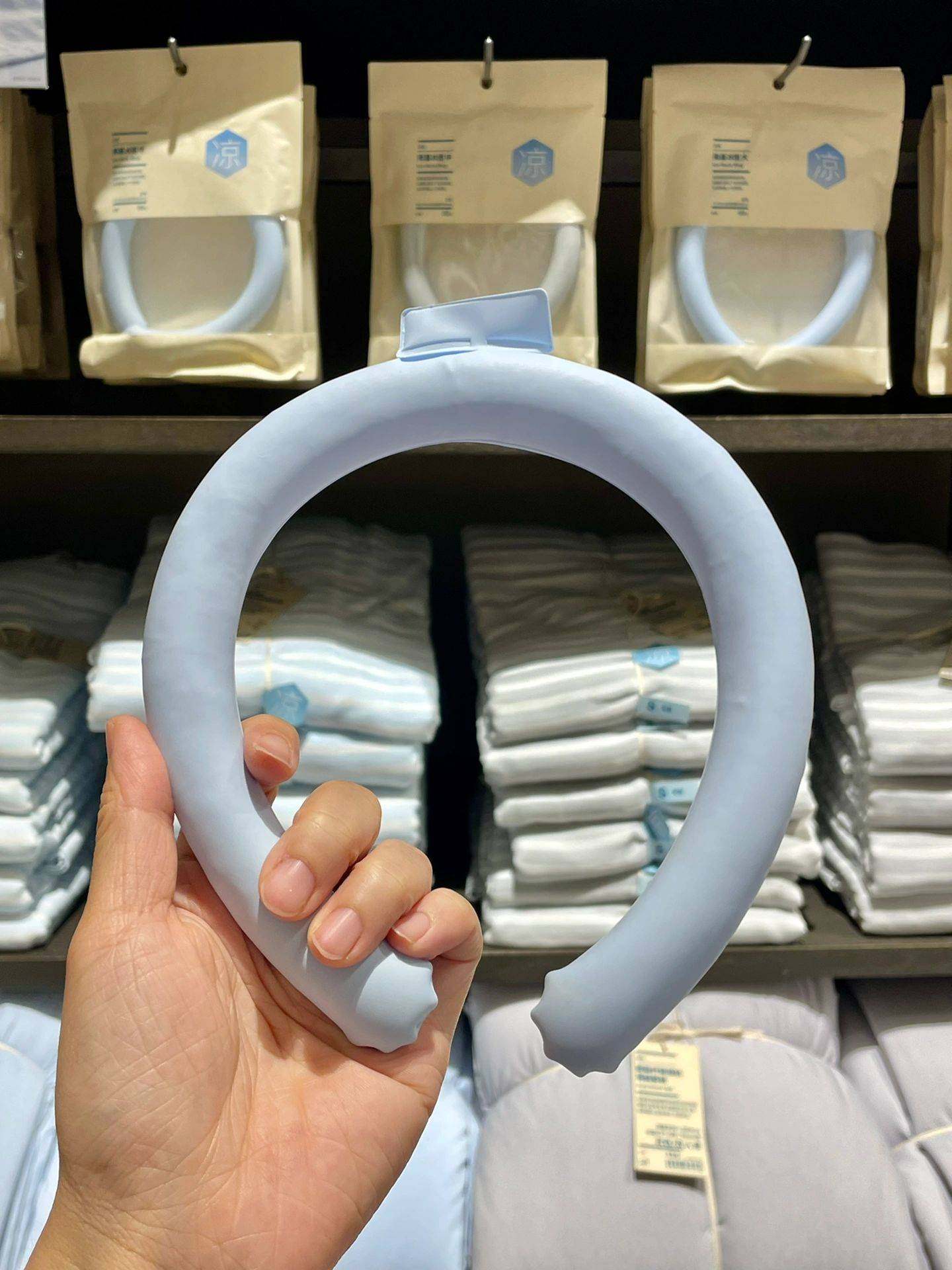 夏日降温神器muji降温冰圈凉柔降暑冰圈冰脖环降温防暑降温用品