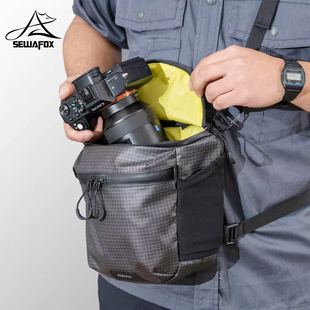 2025新款相机包便携户外斜挎内胆单肩摄影包防水微单反收纳胸包男
