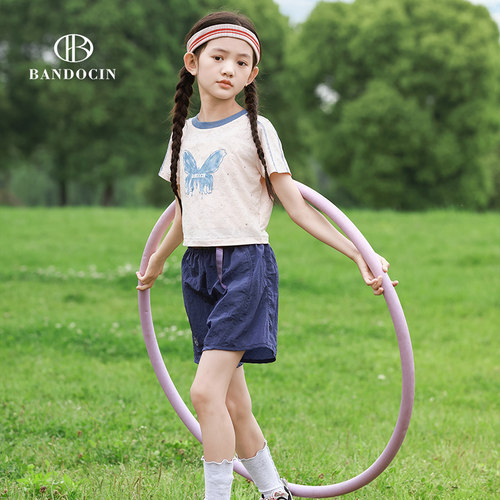 半度闲夏季女童原创设计短袖T恤