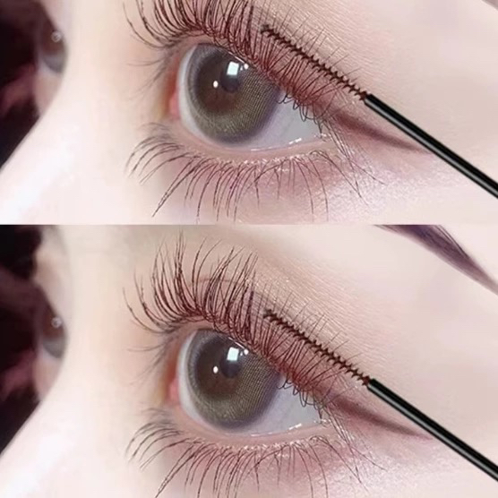 定型纤长卷翘浓密睫毛膏极细刷头一刷太阳花原生睫毛膏不易晕染