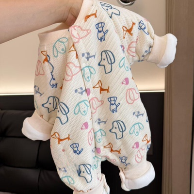 150g夹棉保暖婴儿连体衣a类无骨