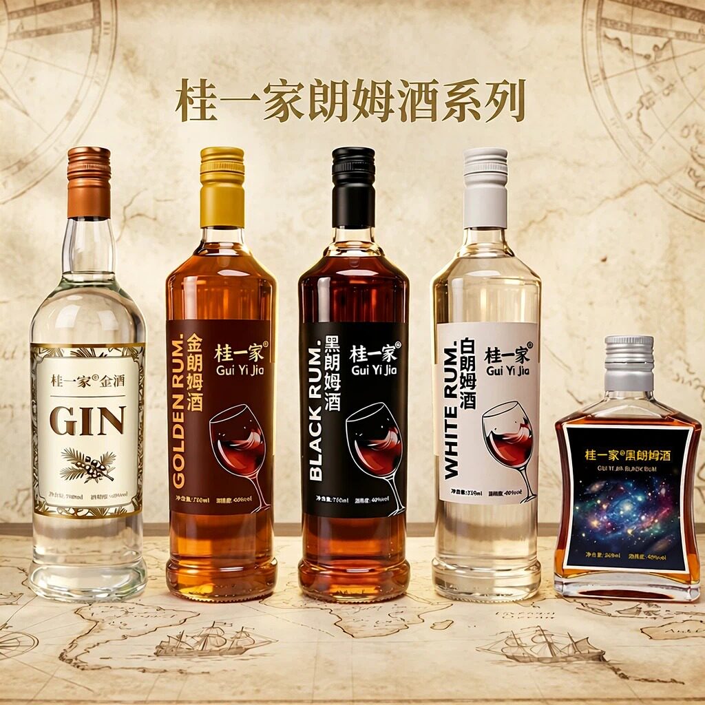 广西桂一家朗姆酒原生态甘蔗酿