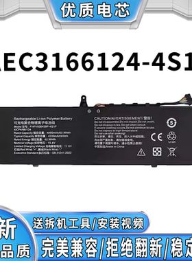 适用机械革命深海泰坦 X10Pro 旷世 16 AEC3166124-4S1P 电池