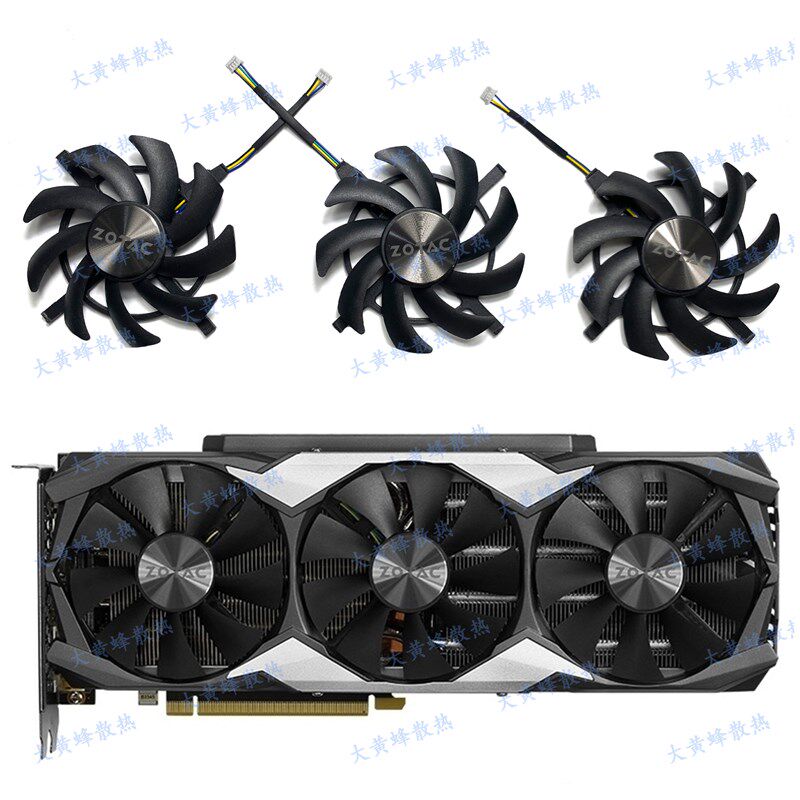全新 ZOTAC索泰GTX1070ti 1080ti Plus定制至尊版显卡风扇GA91A2H