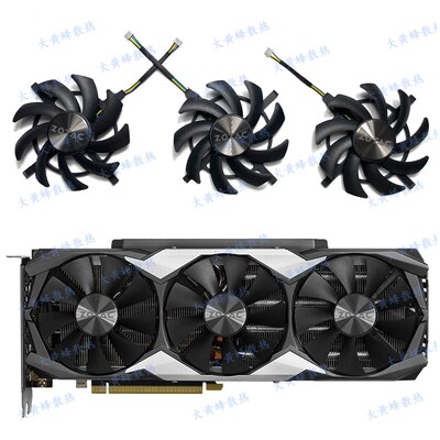 全新 ZOTAC索泰GTX1070ti 1080ti Plus定制至尊版显卡风扇GA91A2H