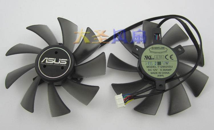 华硕HD7970 HD7950 GTX680 DirectCU II ENGTX580 DCII 显卡风扇