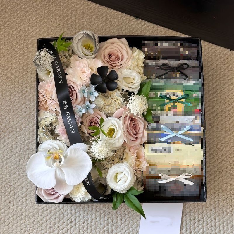 盒装花束礼盒 生日礼物 情人节花束礼盒香皂花送男朋友的生日礼物