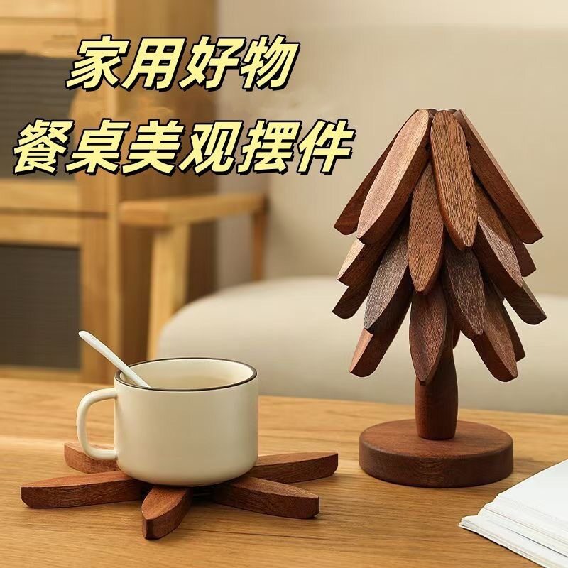 竹质耐高温隔热餐垫锅垫杯垫