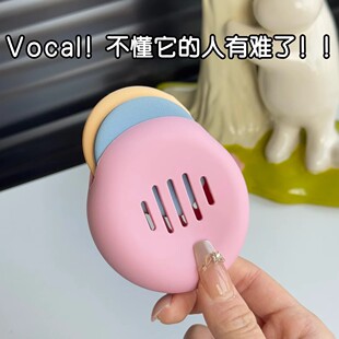 硅胶粉扑专用收纳盒防尘防脏便携圆形气垫透气可水洗外出粉扑收纳