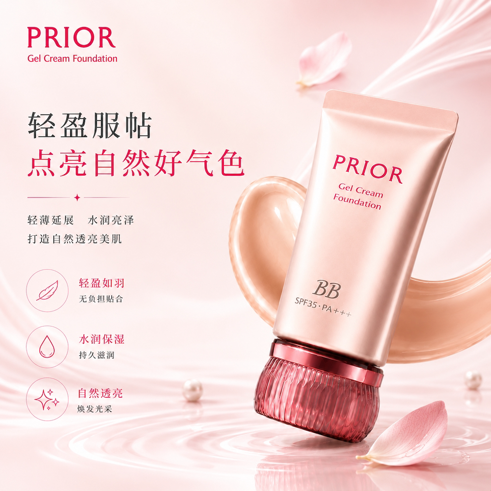 【保税】—PRIOR 光泽美肌BB啫喱霜