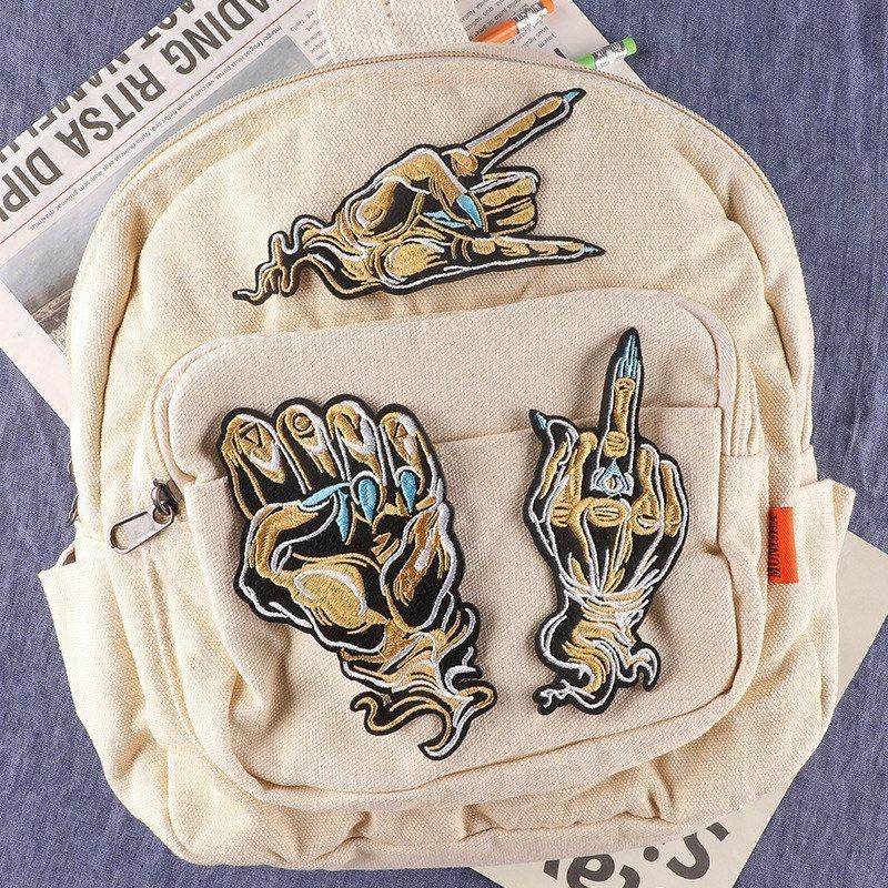 刺绣电脑衣帽标补丁贴布贴手势字母DIY装饰章仔服装辅料眼睛绣花,居家布艺,布贴,淘宝优惠券,粉丝福利购,淘宝优惠卷