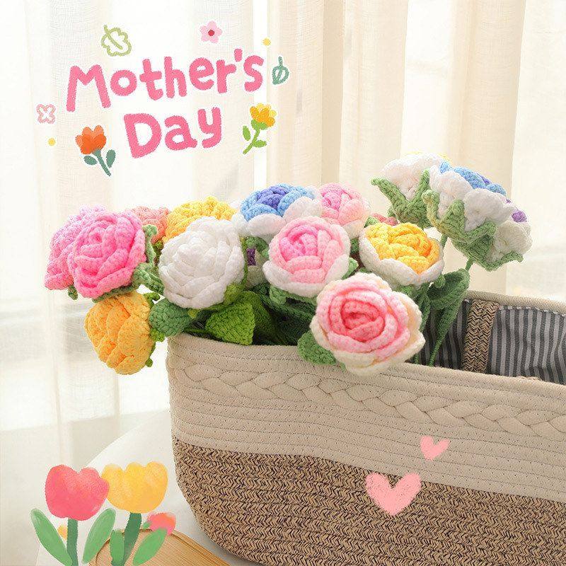 假花七夕编织手工成品束自制毛线玫瑰花仿真花钩针情人节礼物花朵,鲜花速递/花卉仿真/绿植园艺,其它,淘宝优惠券,粉丝福利购,淘宝优惠卷