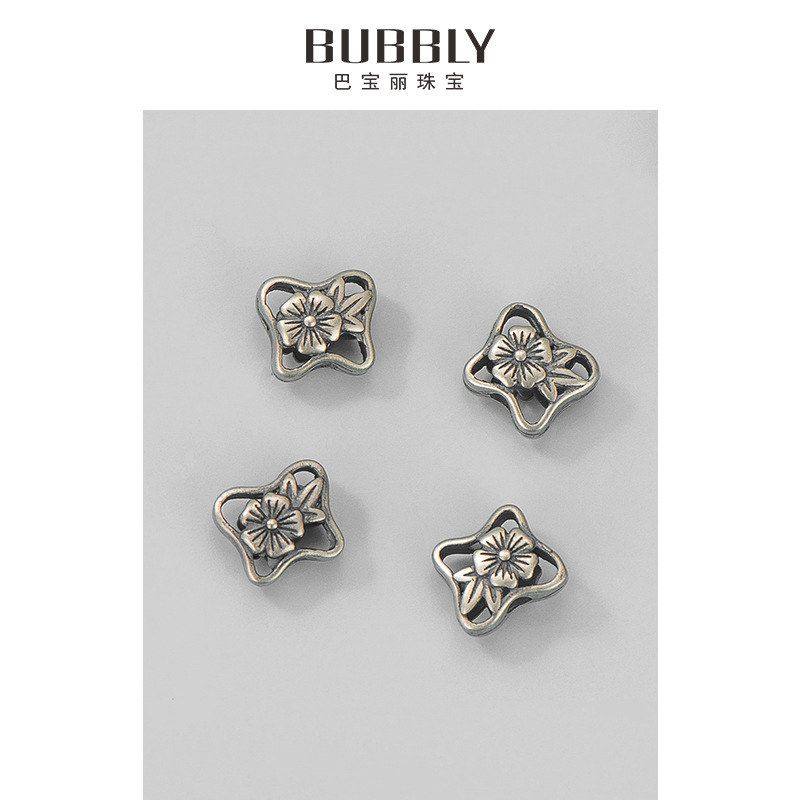 手工手链隔珠花朵小花蝴蝶DIY泰银纯银s925串珠编绳散珠镂空配件,饰品/流行首饰/时尚饰品新,其他DIY饰品配件,淘宝优惠券,粉丝福利购,淘宝优惠卷