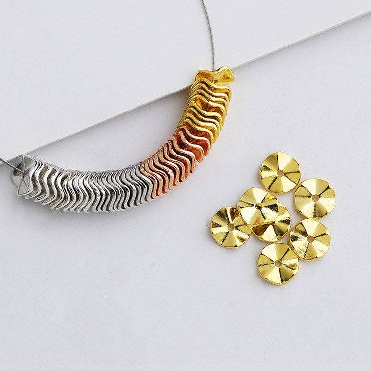 配件花形DIY精工S925串珠手链隔珠隔片垫片手工纯银项链波纹珍珠,饰品/流行首饰/时尚饰品新,其他DIY饰品配件,淘宝优惠券,粉丝福利购,淘宝优惠卷