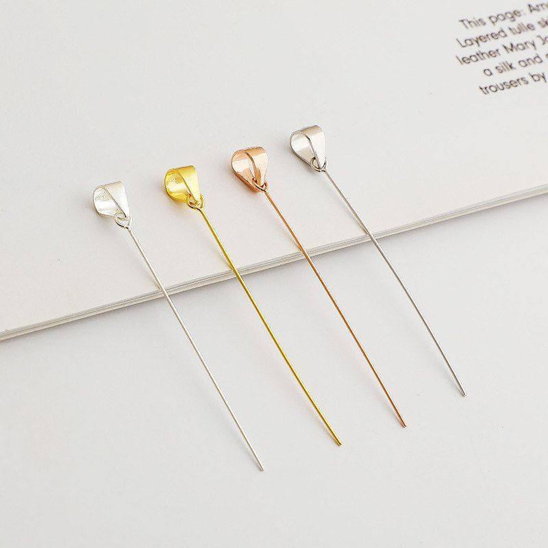 吊坠矫正手工孔歪斜孔瓜子diy配件平安长针纯银专用扣翡翠扣S925,饰品/流行首饰/时尚饰品新,其他DIY饰品配件,淘宝优惠券,粉丝福利购,淘宝优惠卷